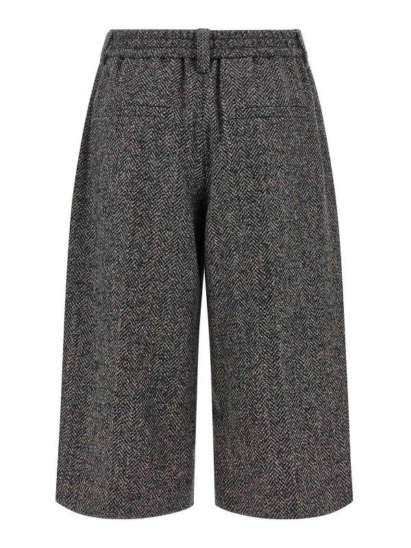 BRUNELLO CUCINELLI: Trousers Shorts online - Wool Bermuda Shorts