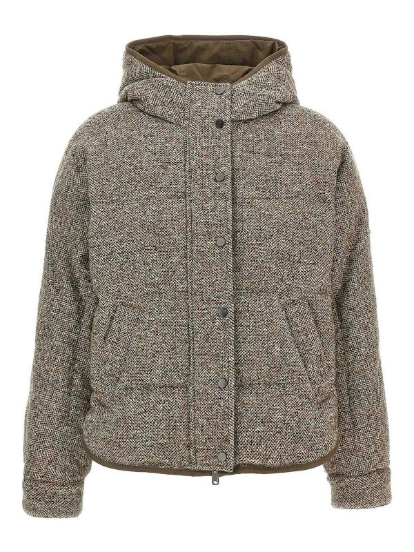 BRUNELLO CUCINELLI: padded jackets - Reversible Down Jacket