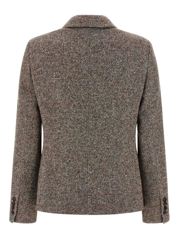 BRUNELLO CUCINELLI: ブレザー online - ブレザー - ブラウン