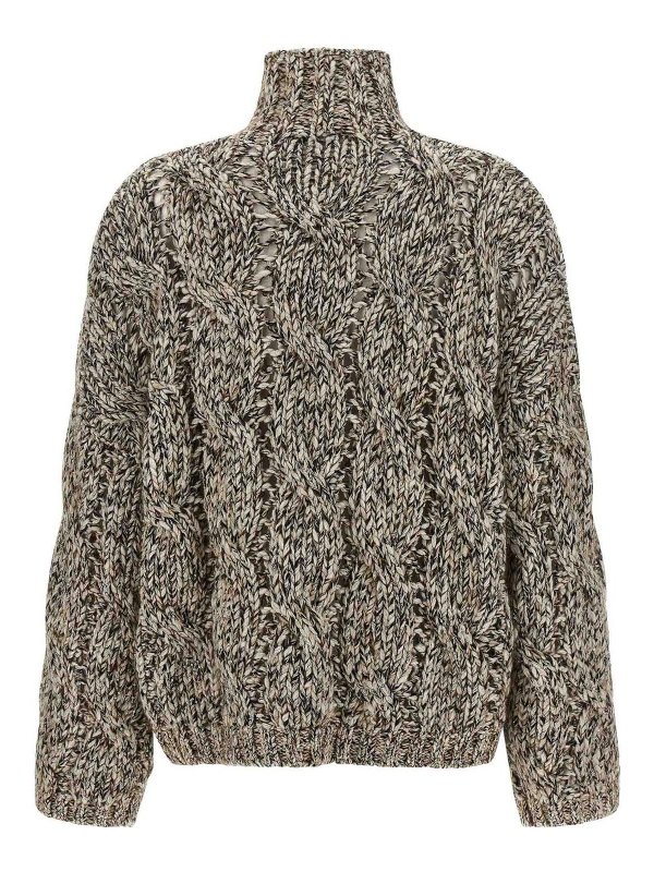 BRUNELLO CUCINELLI: cardigans online - Dazzling Net Sweater