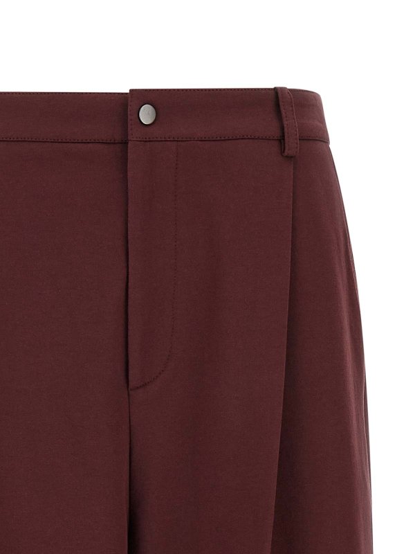 The Best Shops BRUNELLO CUCINELLI: Pantalones deportivos - Pantalones Deportivos - Rojo Oscuro