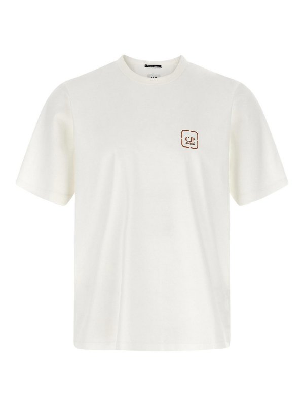 C.P. COMPANY: T-shirts - T-Shirt - Weiß