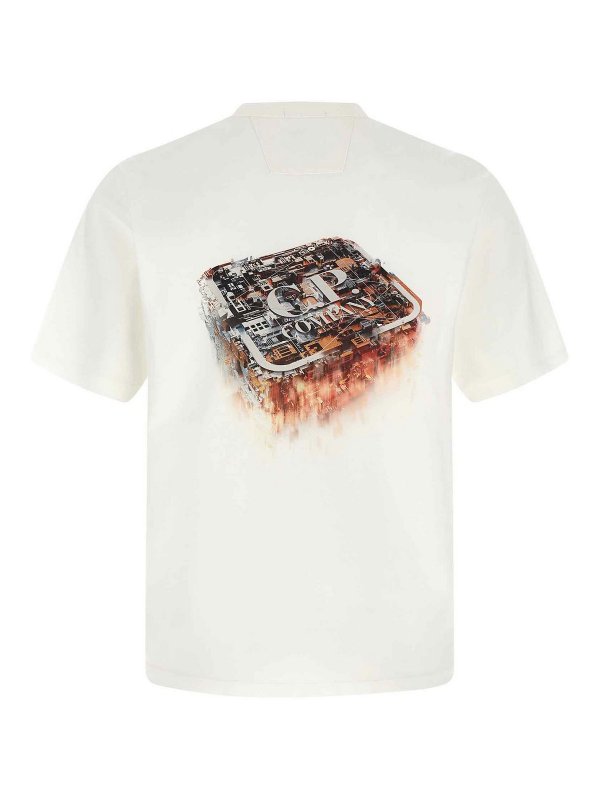 C.P. COMPANY: T-shirts online - T-Shirt - Weiß