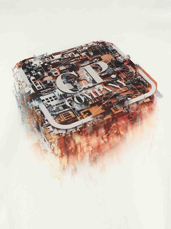 T-Shirt - Weiß shop online: C.P. COMPANY