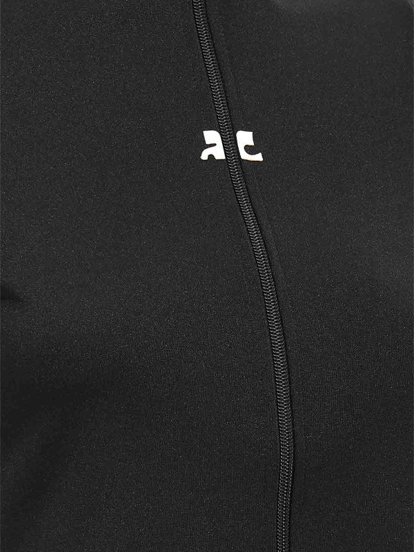 Interlock Top zippato shop online: Courreges