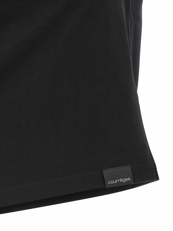 Twist Asymmetrical T-Shirt shop online: Courreges