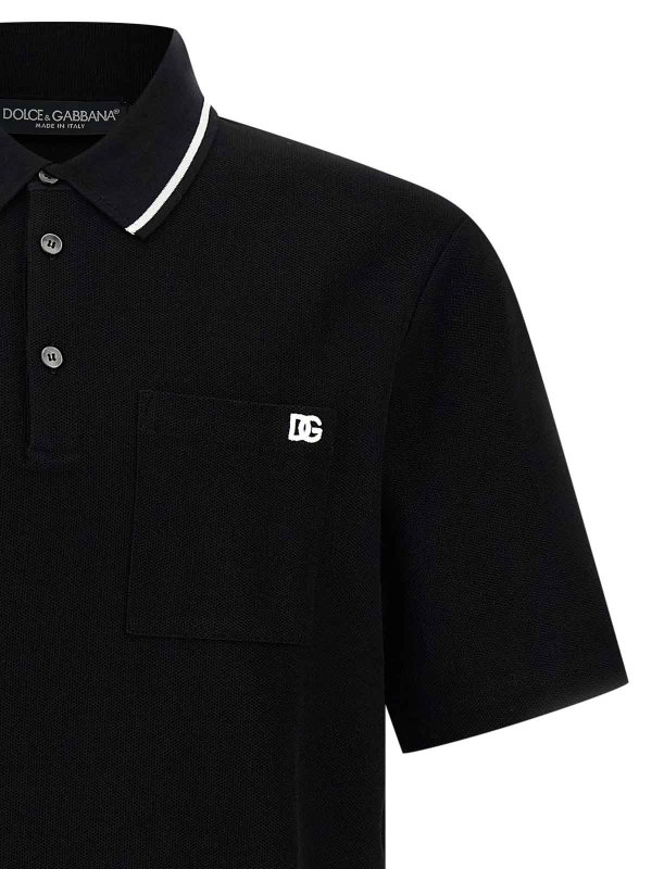 The Best Shops DOLCE & GABBANA: Polos - Polo - Negro