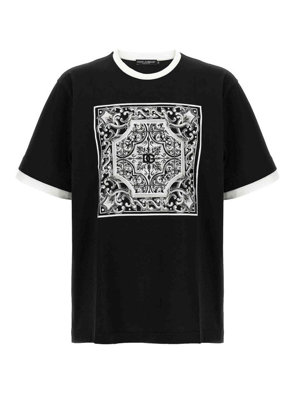 DOLCE & GABBANA: T-shirts - T-Shirt - Blanc