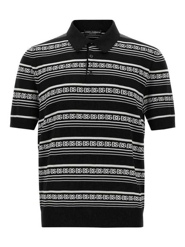DOLCE & GABBANA: Poloshirts - Poloshirt - Weiß