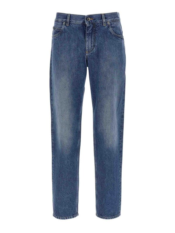 DOLCE & GABBANA: Bootcut - Bootcut Jeans - Blau