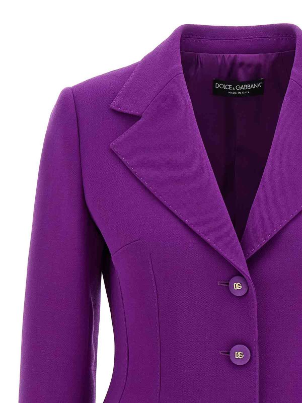 The Best Shops DOLCE & GABBANA: Vestes de costume - Blazer - Violet