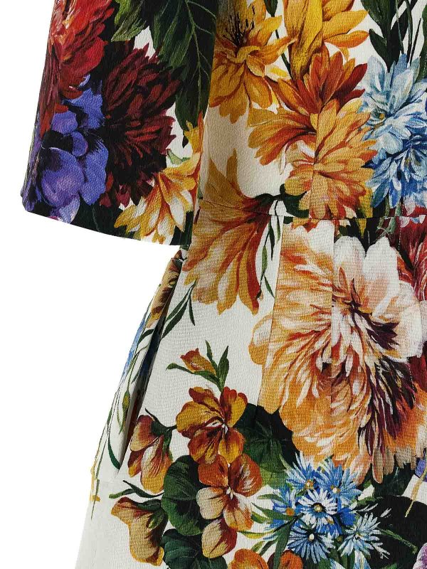 Floral Bouquet Printed Dress shop online: DOLCE & GABBANA
