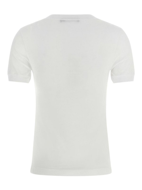 DOLCE & GABBANA: Camisetas online - Camiseta - Blanco