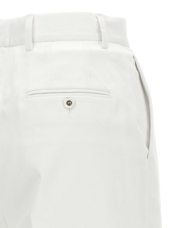 High Waist Cotton Pants shop online: DOLCE & GABBANA