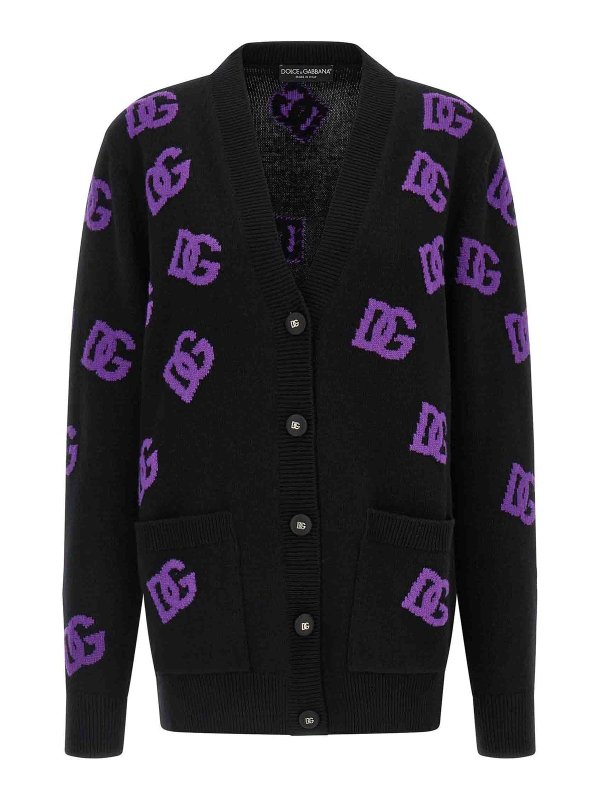 DOLCE & GABBANA: cardigan - Logo Cardigan