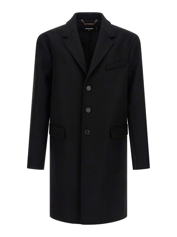DSQUARED2: Abrigos cortos - Abrigo Corto - Negro