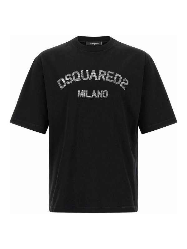 DSQUARED2: T-shirts - T-Shirt - Schwarz
