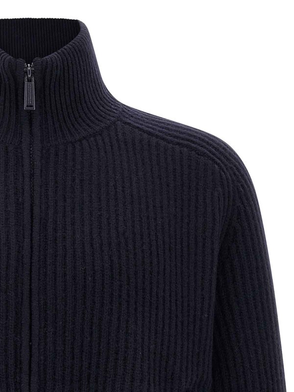 The Best Shops DSQUARED2: cardigans - Carded Wool Insert Cardigan