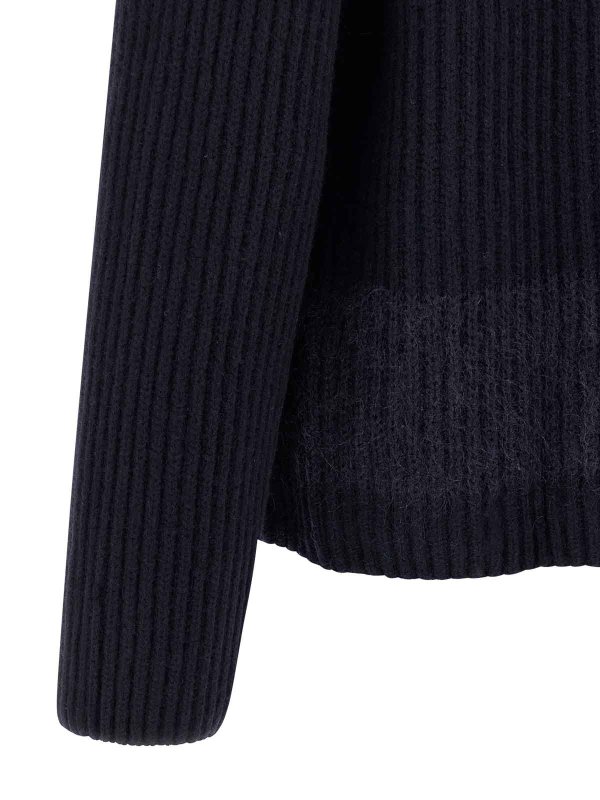 Carded Wool Insert Cardigan shop online: DSQUARED2