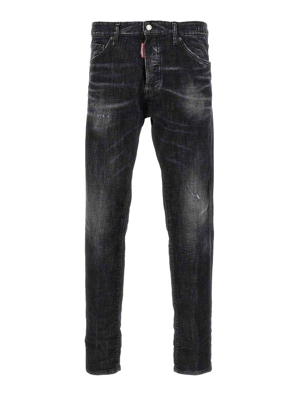 DSQUARED2: Bootcut - Bootcut Jeans - Schwarz