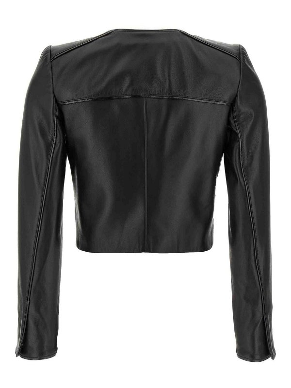 ELISABETTA FRANCHI: Lederjacken online - Lederjacke - Schwarz
