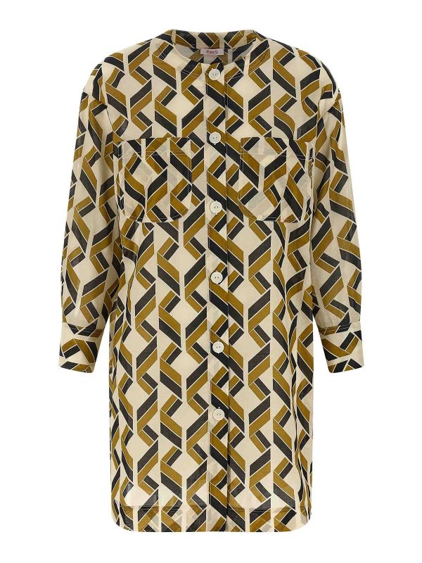 ERES: Robe longueur genou - Robe Au Genou - Multicolore