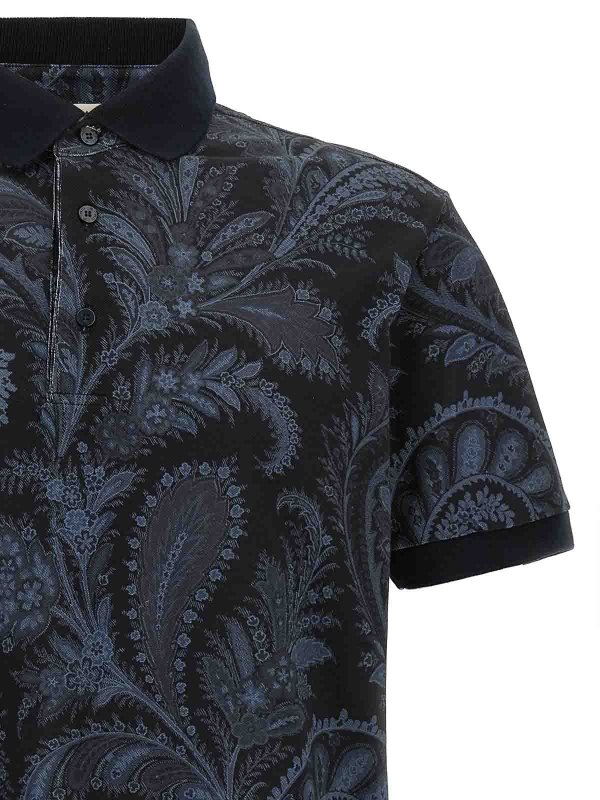 The Best Shops ETRO: polo shirts - Polo Paisley Flowers