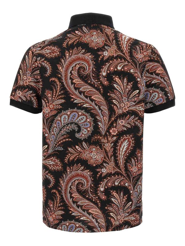 ETRO: polo shirts online - Polo Paisley Flowers