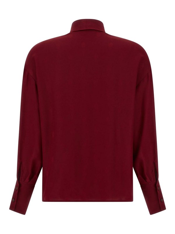 ETRO: bluse online - Camicetta di seta jacquard