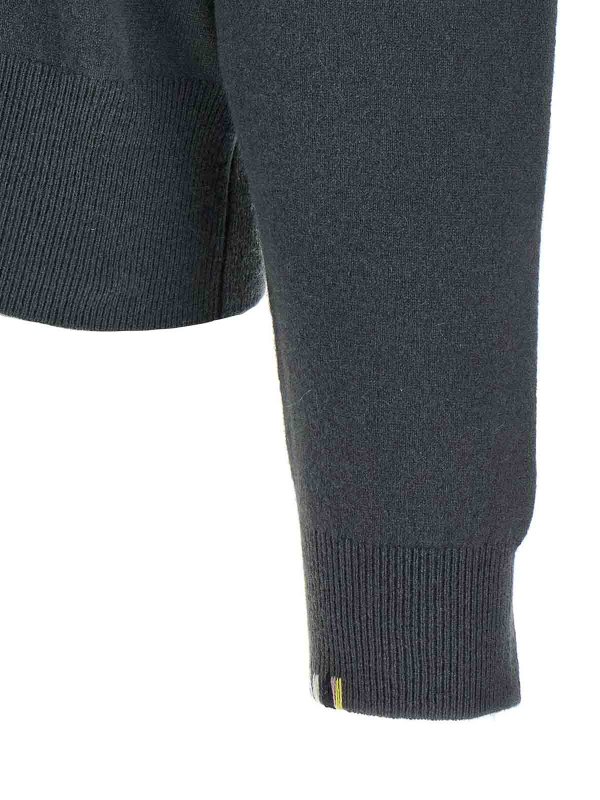 クルーネック - グレー shop online: EXTREME CASHMERE