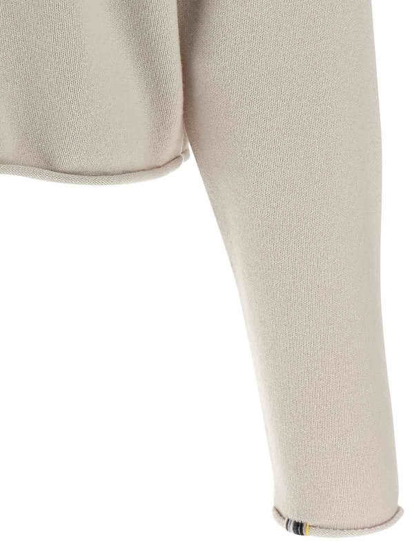 Rundhalspullover - Weiß shop online: EXTREME CASHMERE