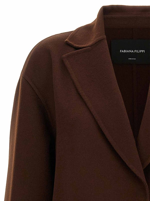 The Best Shops FABIANA FILIPPI: short coats - Dressing Gown Coat