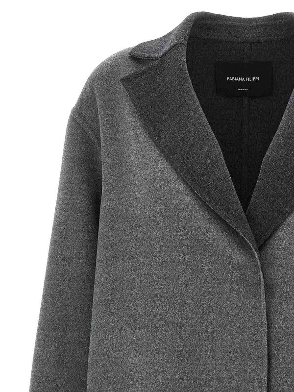 The Best Shops FABIANA FILIPPI: short coats - Dressing Gown Coat