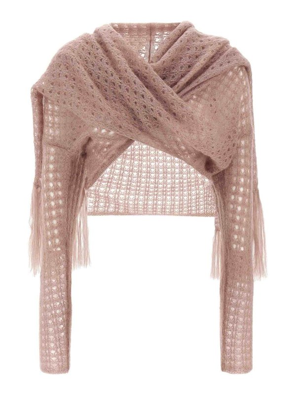 FABIANA FILIPPI: Cardigans - Cardigan - Nude