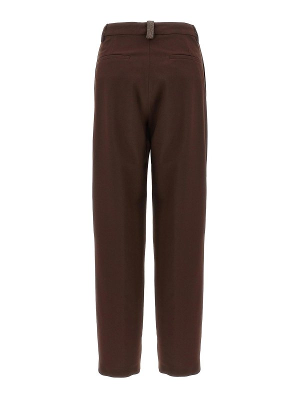 FABIANA FILIPPI: casual trousers online - Jewel Detail Pants