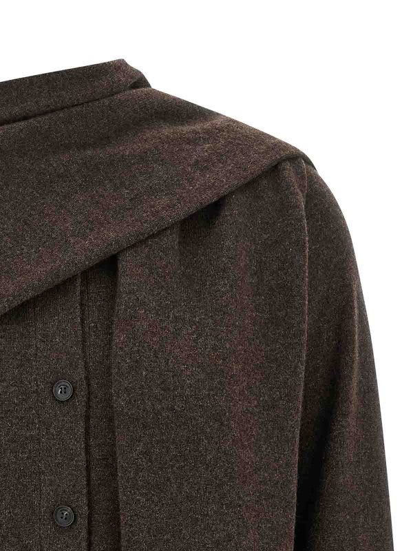 The Best Shops FERRAGAMO: cardigans - Scarf Cardigan
