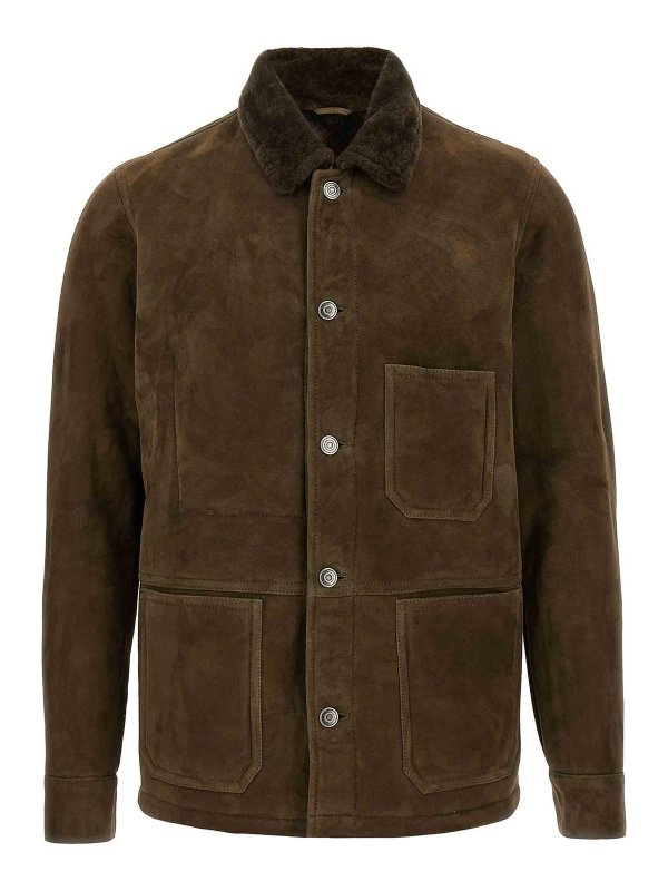 GIORGIO BRATO: leather jacket - Leather jacket