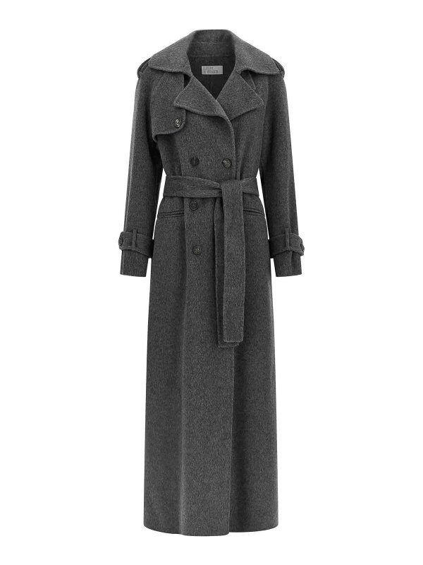 GIUSEPPE DI MORABITO: Abrigos largos - Abrigo Largo - Gris