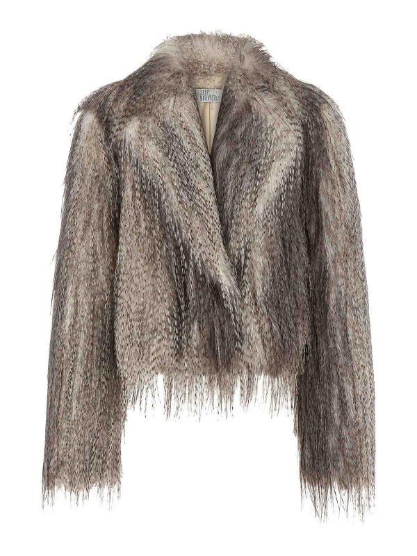 GIUSEPPE DI MORABITO: Fur & Shearling Coats - Eco Fur Long Hair