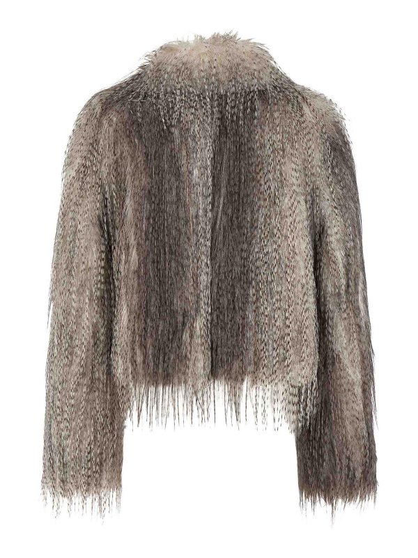 GIUSEPPE DI MORABITO: Fur & Shearling Coats online - Eco Fur Long Hair