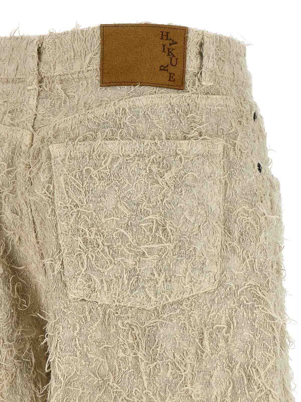 Bermuda Shorts Becky Fur Denim shop online: HAIKURE