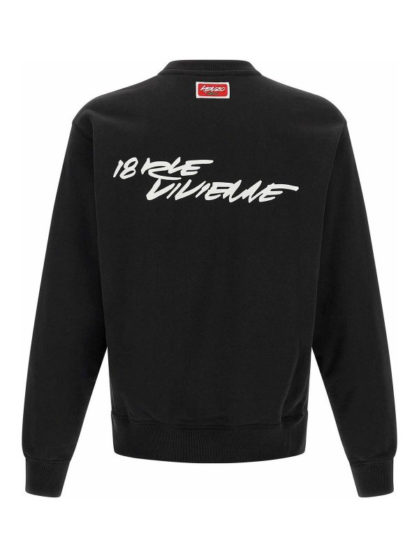 KENZO: Sweatshirts & Sweaters online - Logo Print Sweatshirt