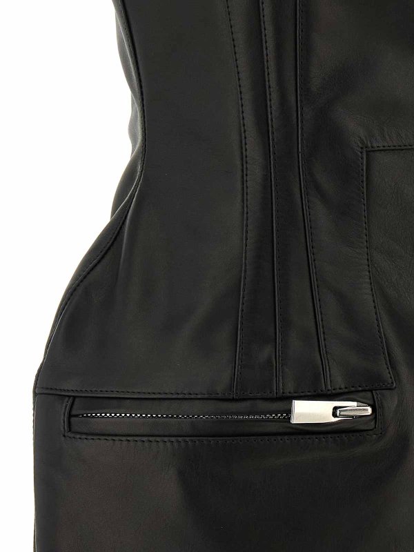 Robe Au Genou - Noir shop online: MAGDA BUTRYM