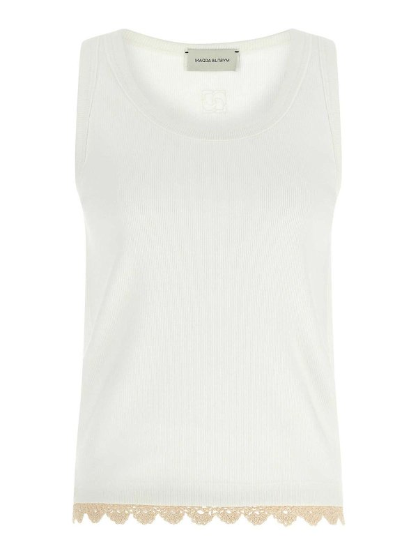 MAGDA BUTRYM: Tops und Tank Tops - Top - Weiß