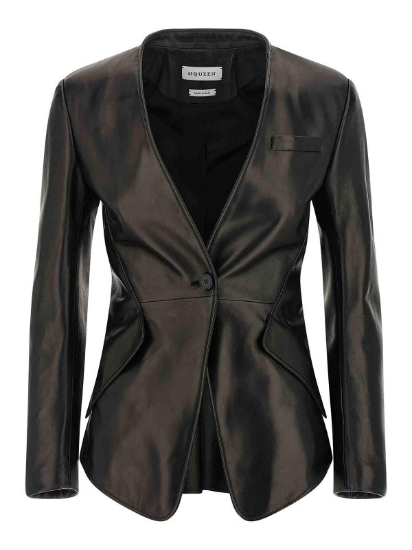 ALEXANDER MCQUEEN: blazers - Nappa Blazer