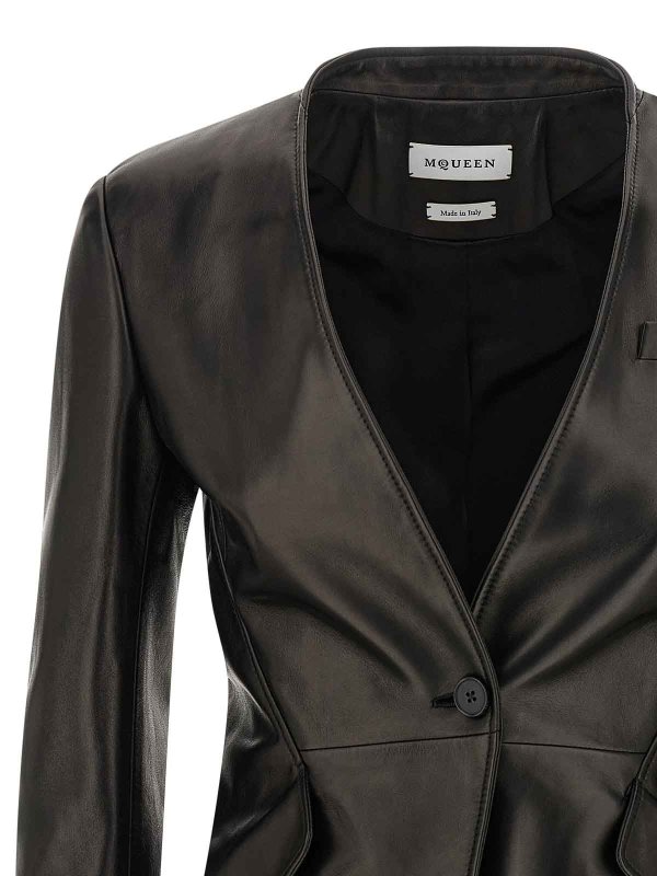 The Best Shops ALEXANDER MCQUEEN: blazers - Nappa Blazer