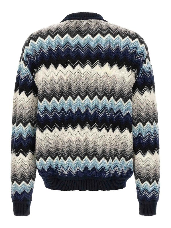 MISSONI: Strickpullover mit Rundhalsausschnitt online - Rundhalspullover - Bunt