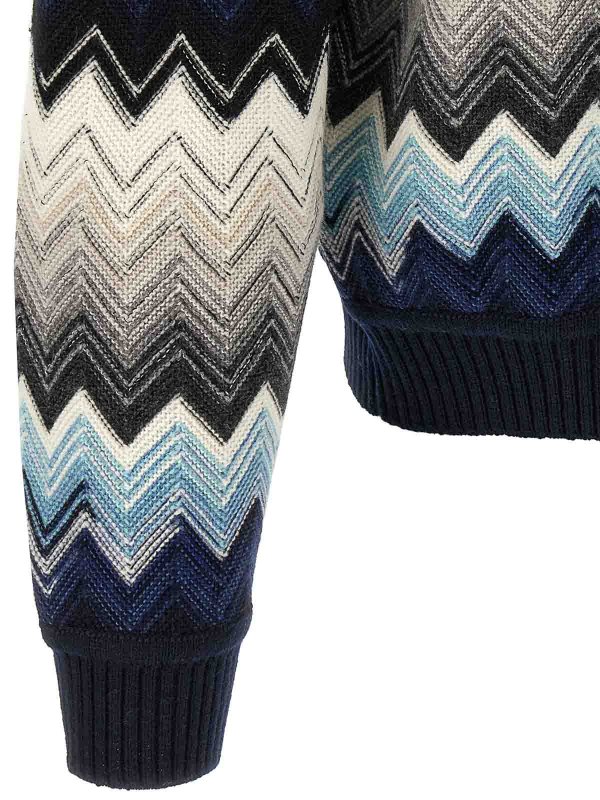 Rundhalspullover - Bunt shop online: MISSONI
