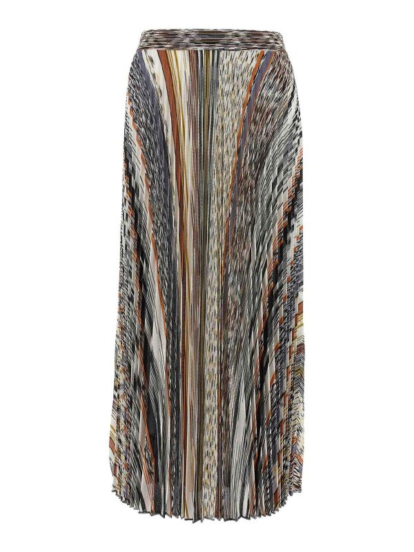 MISSONI: Knee length skirts & Midi - Pleated Skirt
