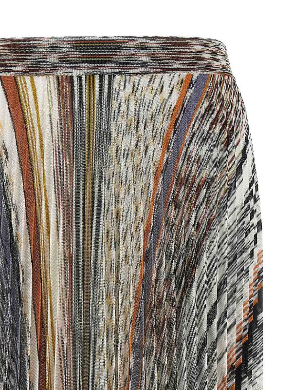 The Best Shops MISSONI: Knee length skirts & Midi - Pleated Skirt